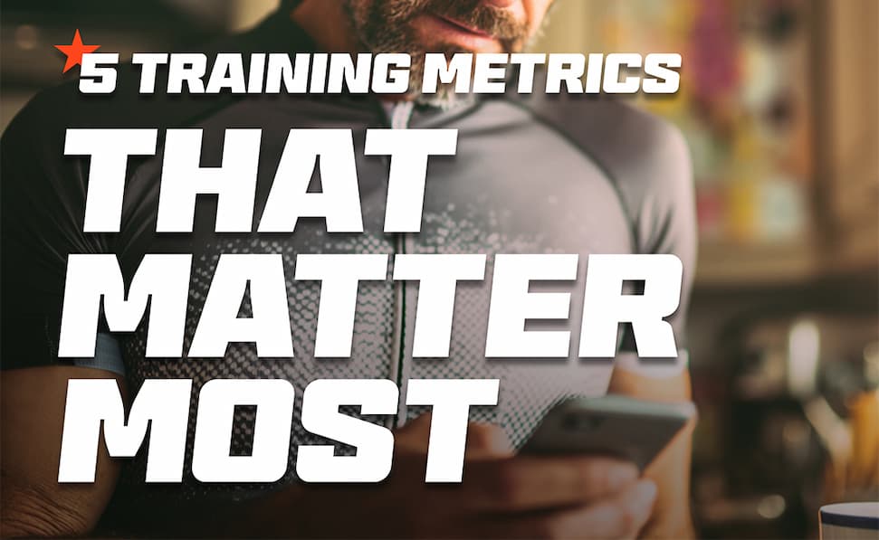 Graphic promoting five training metrics that matter most 