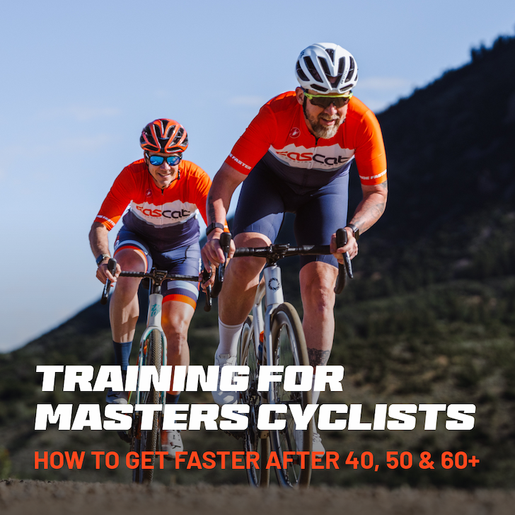Graphic promoting how to get faster after 40, 50, and 60+