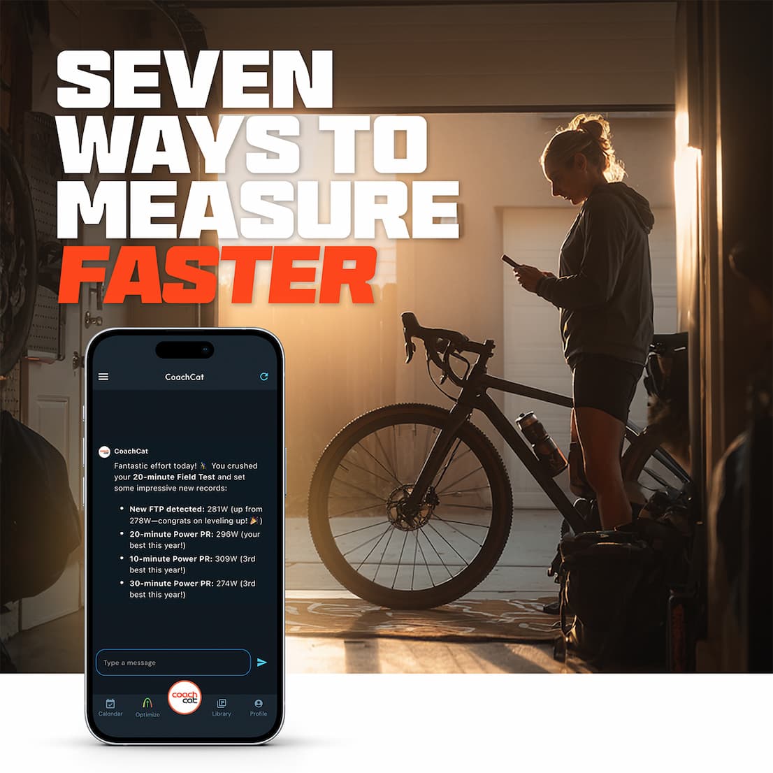 A graphic promoting a blog post about seven ways to measure faster 