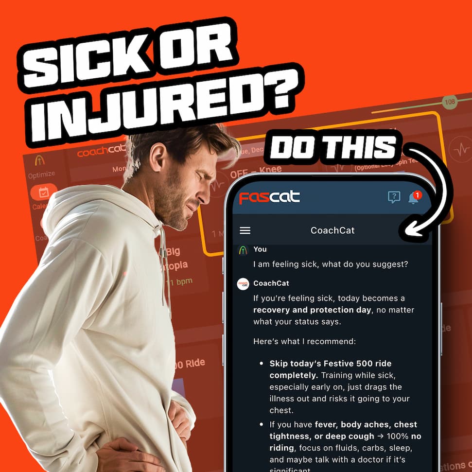 Sick or Injured? Here’s How to Adjust Your Training