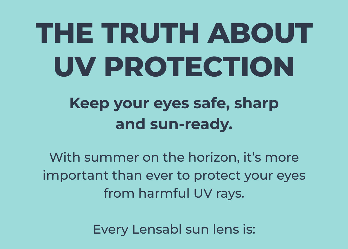 The Truth About UV Protection