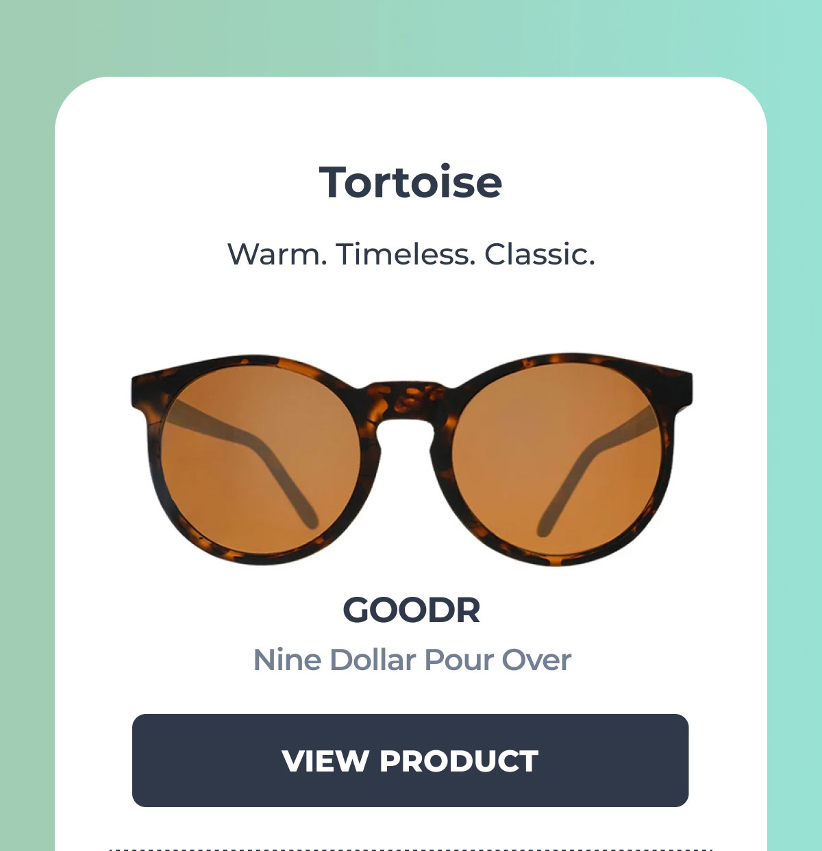 Goodr Nine Dollar Pour Over