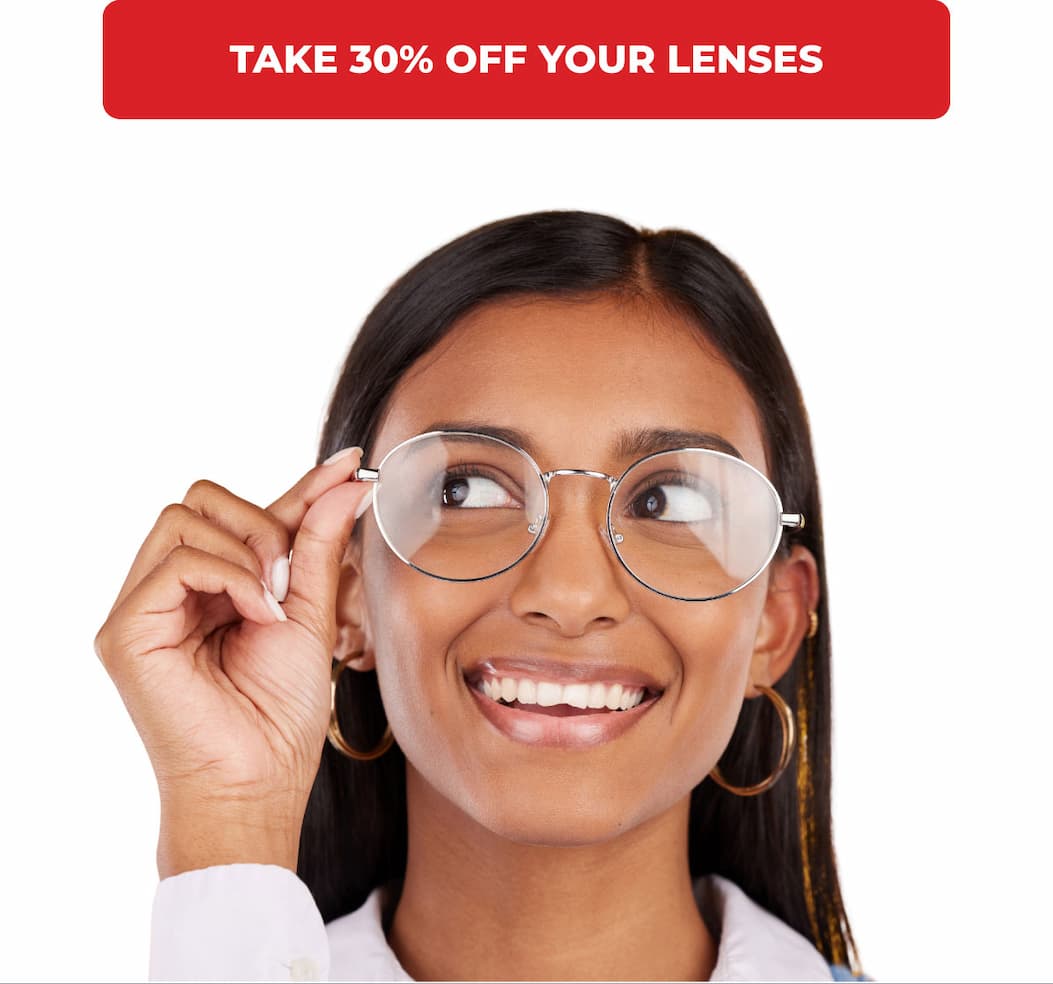 Take 30% Off Your Lenses