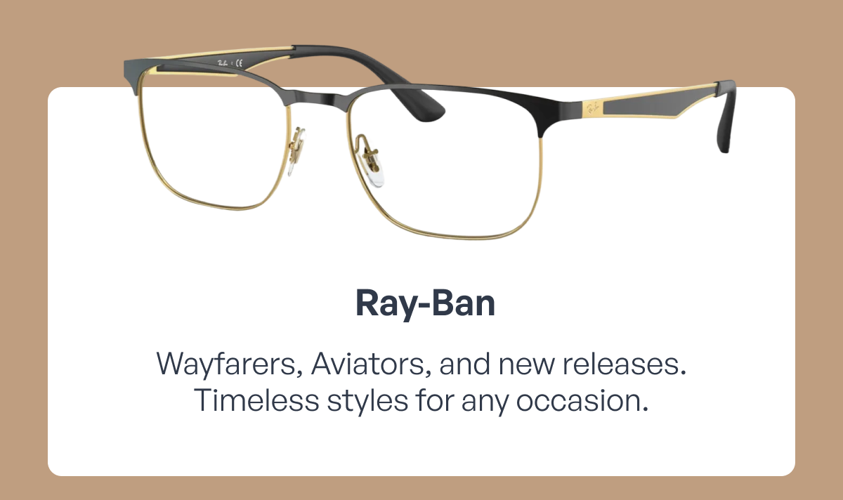  ray-ban wayfarers, aviators, and new releases. timeless styles for any occasion.