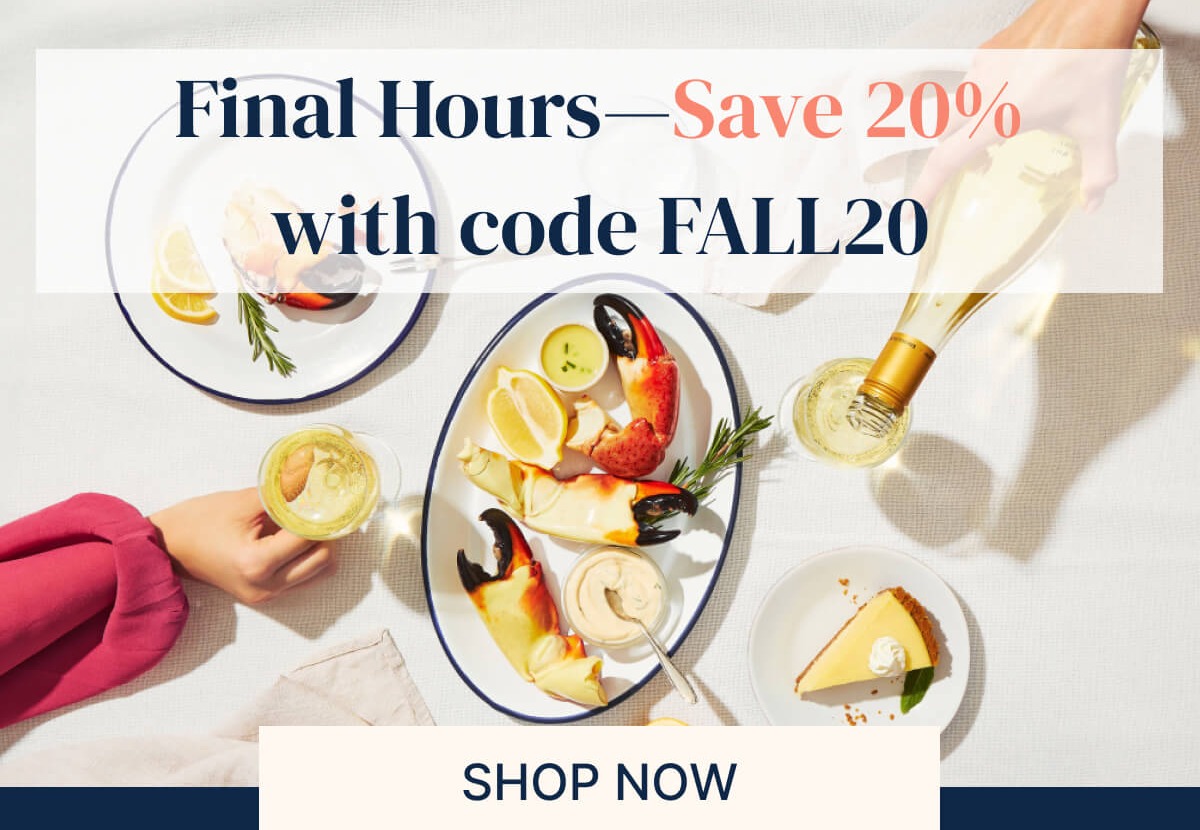 Final Hours to Save 20%