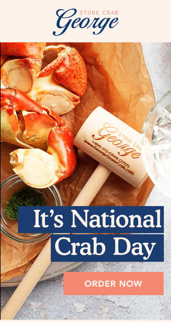 Today is National Crab Meat Day, Special Offer Inside! 🦀 Stone