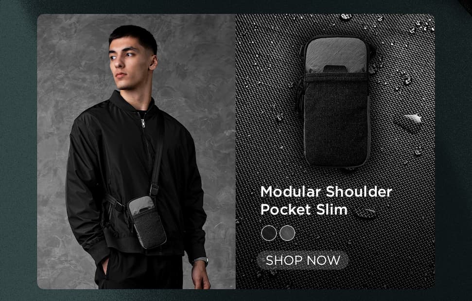 MODULAR SHOULDER POCKET SLIM | SHOP NOW