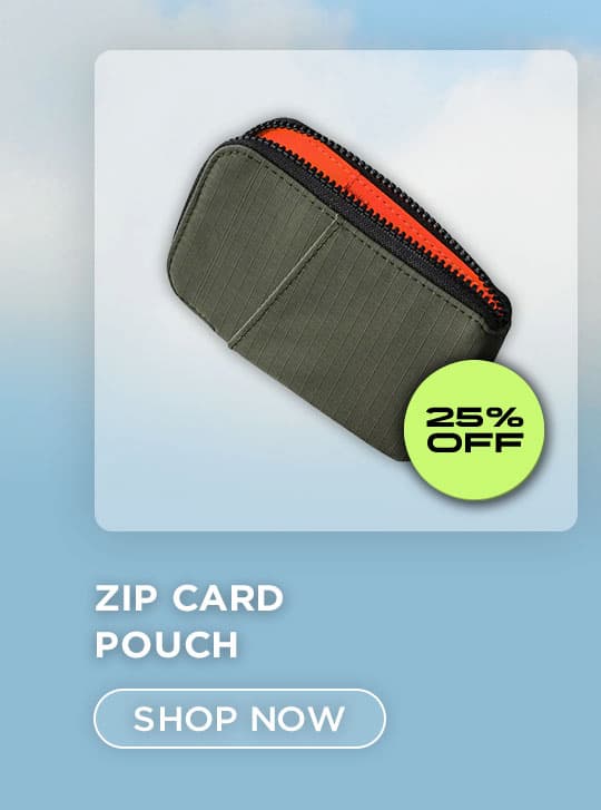 ZIP CARD POUCH