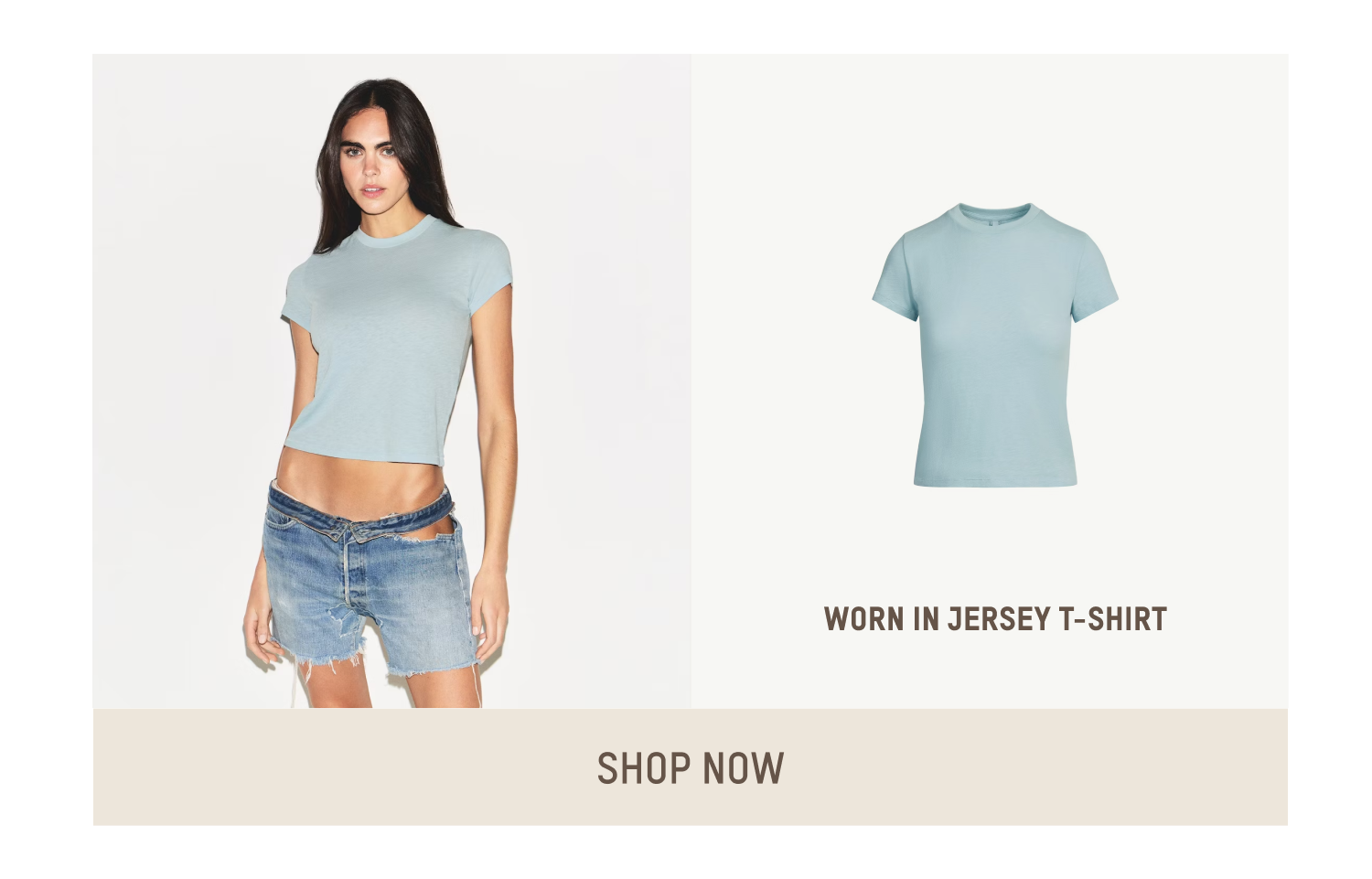 WORN IN JERSEY T-SHIRT