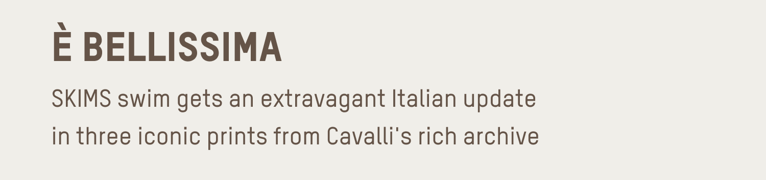 È BELLISSIMA