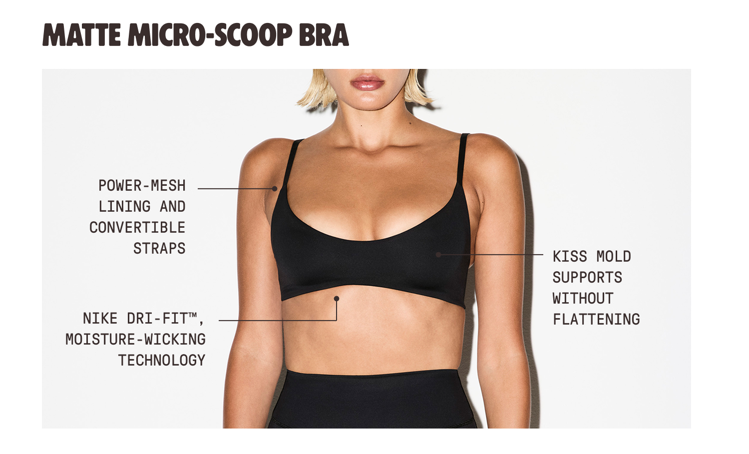 MATTE MICRO-SCOOP BRA