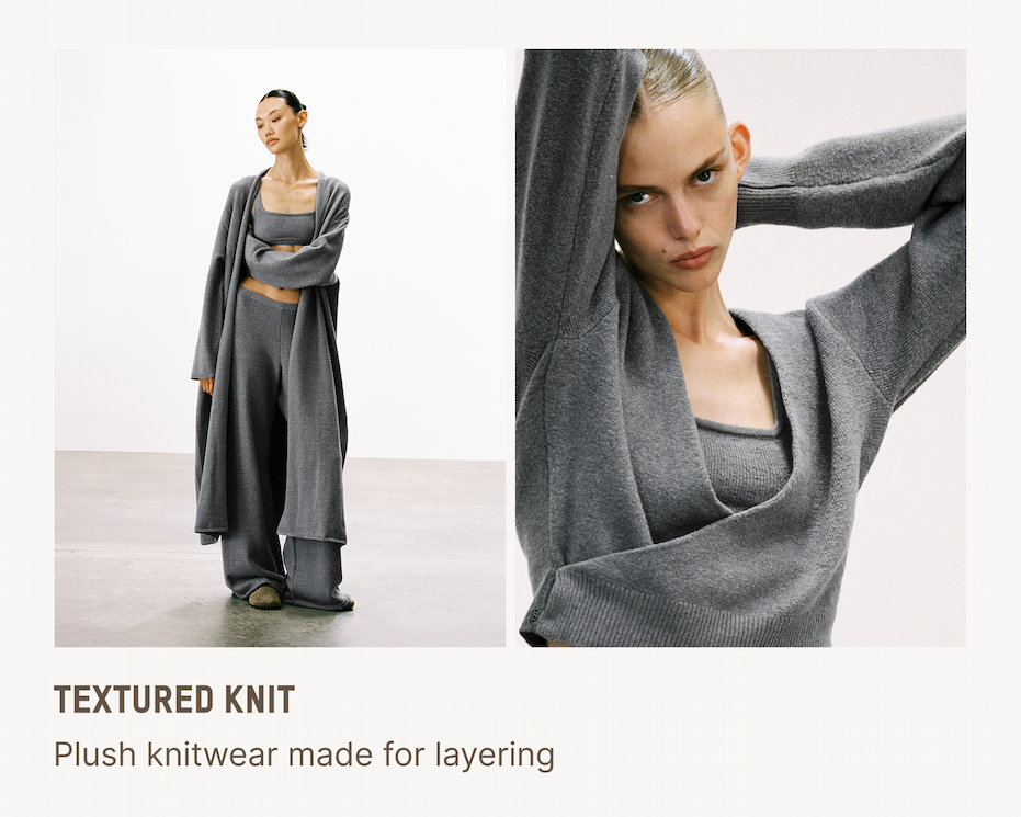 TEXTURED KNITS