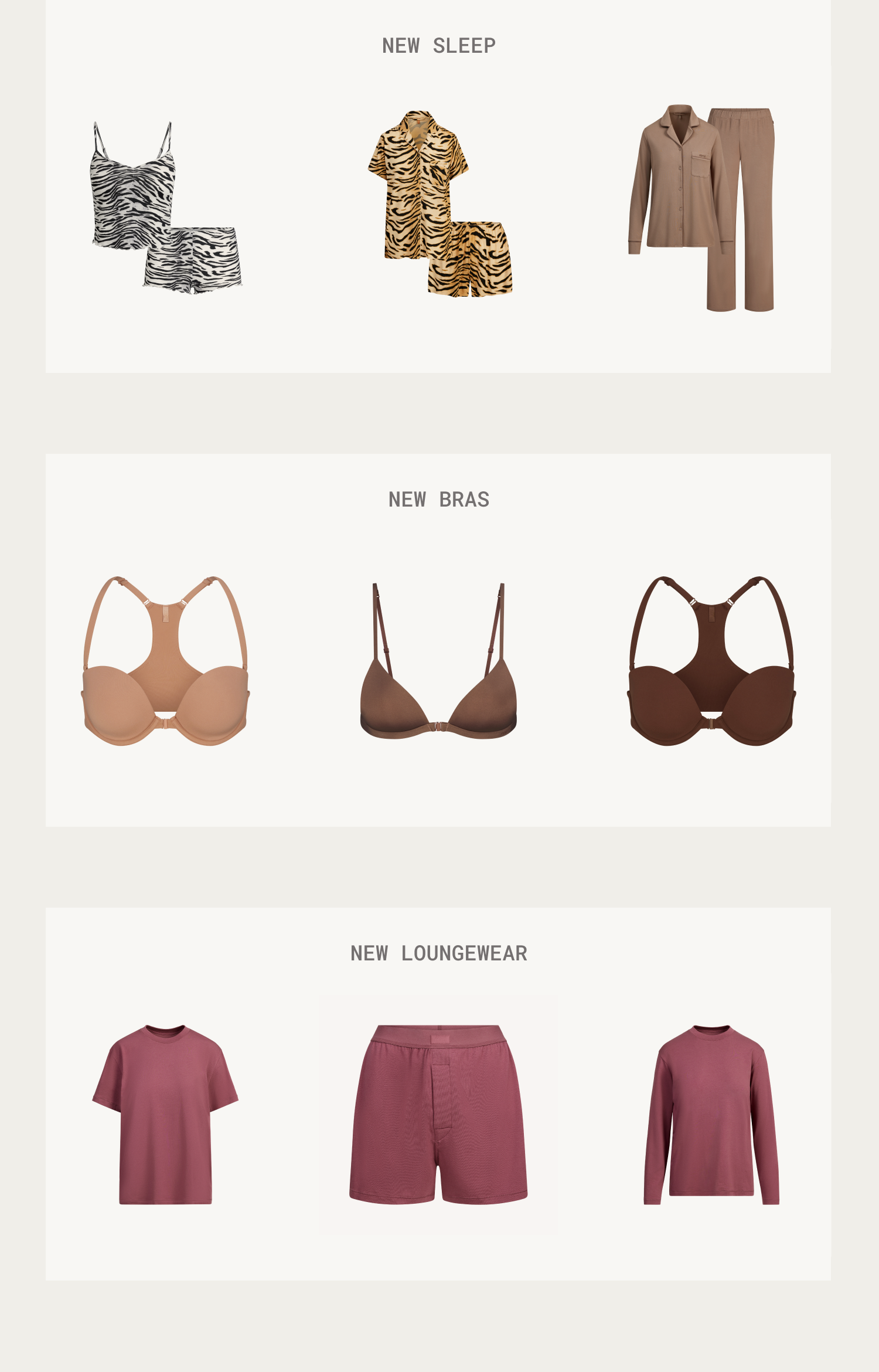 NEW ARRIVALS