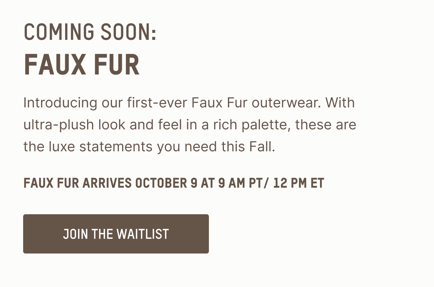 JOIN THE WAITLIST