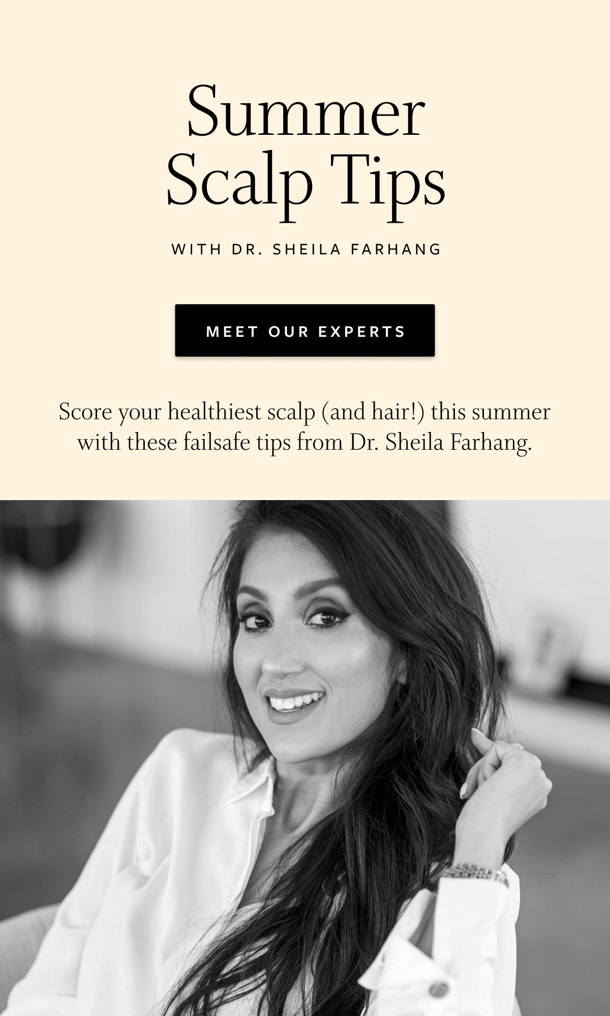 Summer scalp care tips ft. Dr. Sheila Farhang Function Of Beauty