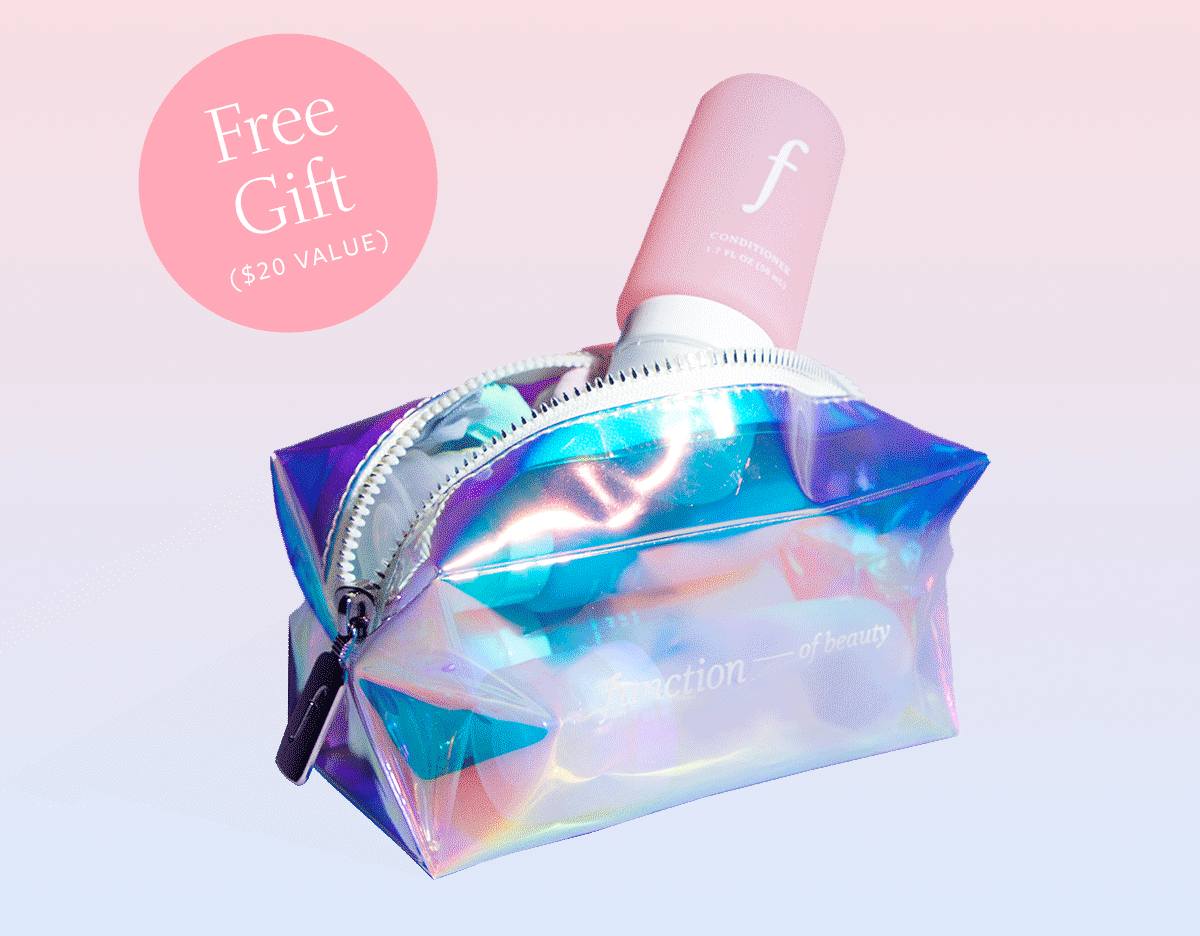 Travel light free travel kit with 70 purchase Function Of Beauty