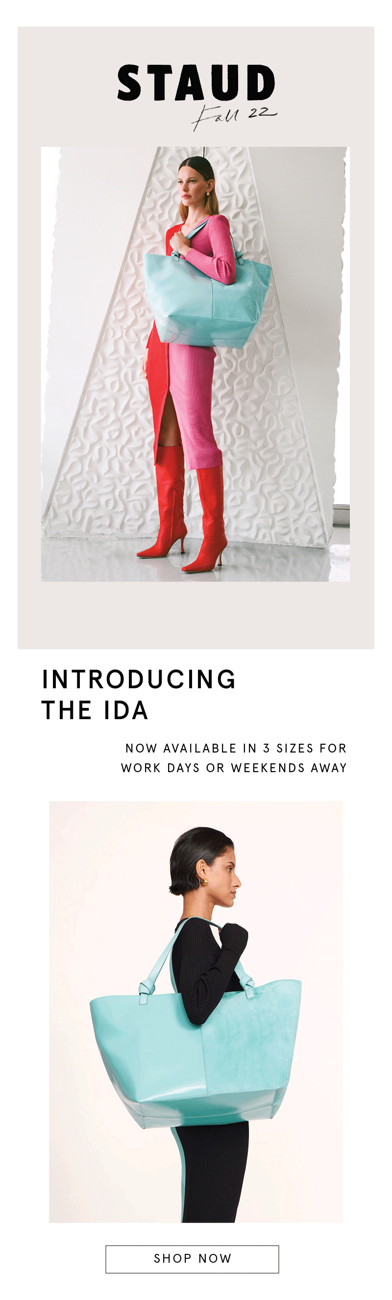 WORK AND PLAY TOTE Staud