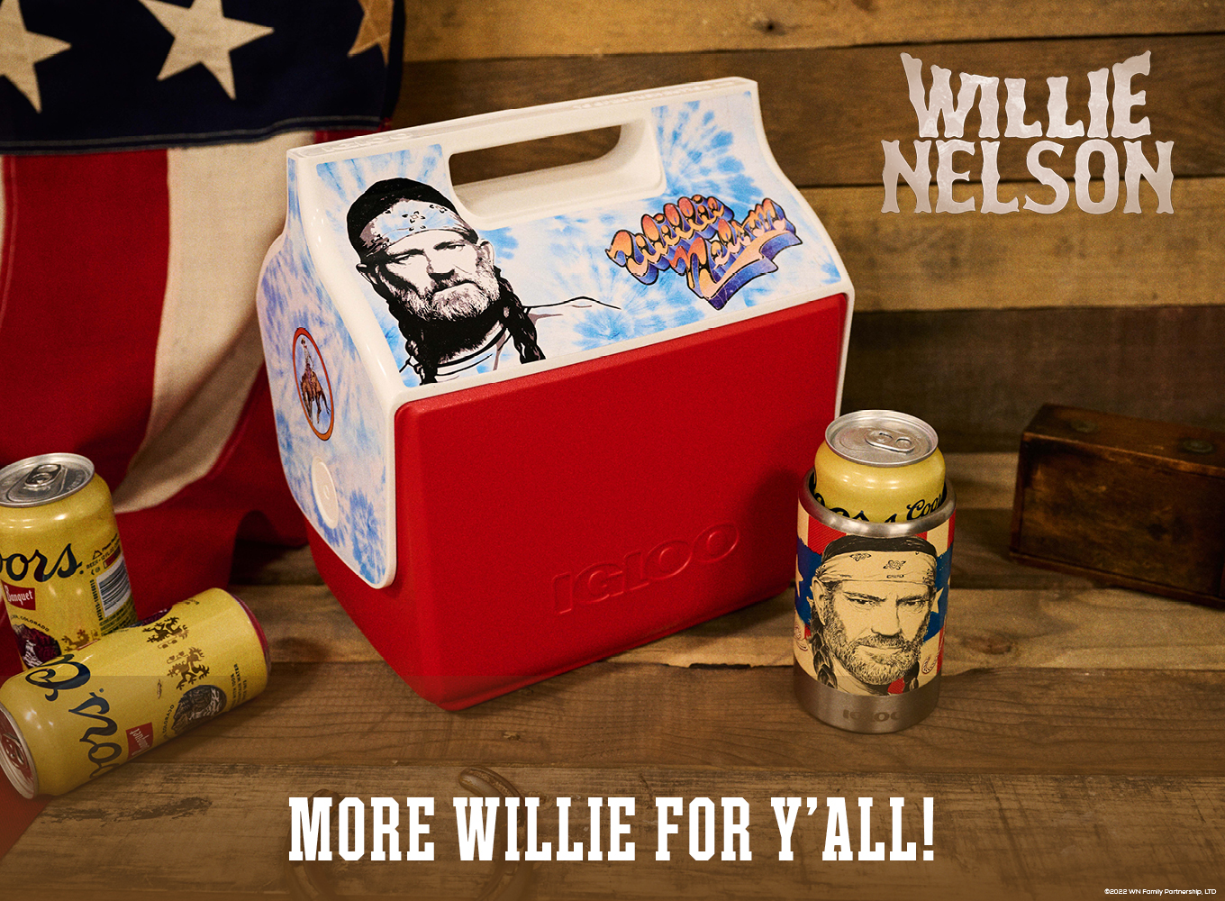 🤠Howdy, Willie Nelson Coolmate!👋 Igloo Coolers