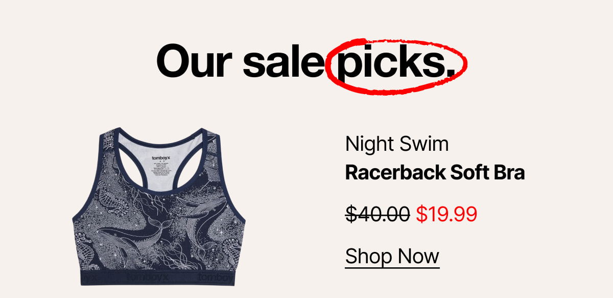 Racerback Soft Bra