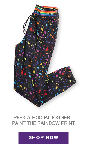 Peek-A-Boo PJ Jogger - Paint the Rainbow