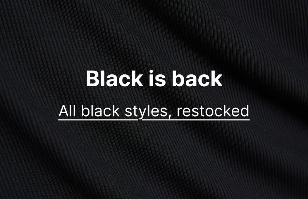Black in back