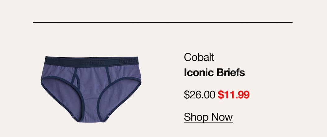 Cobalt Iconic Briefs