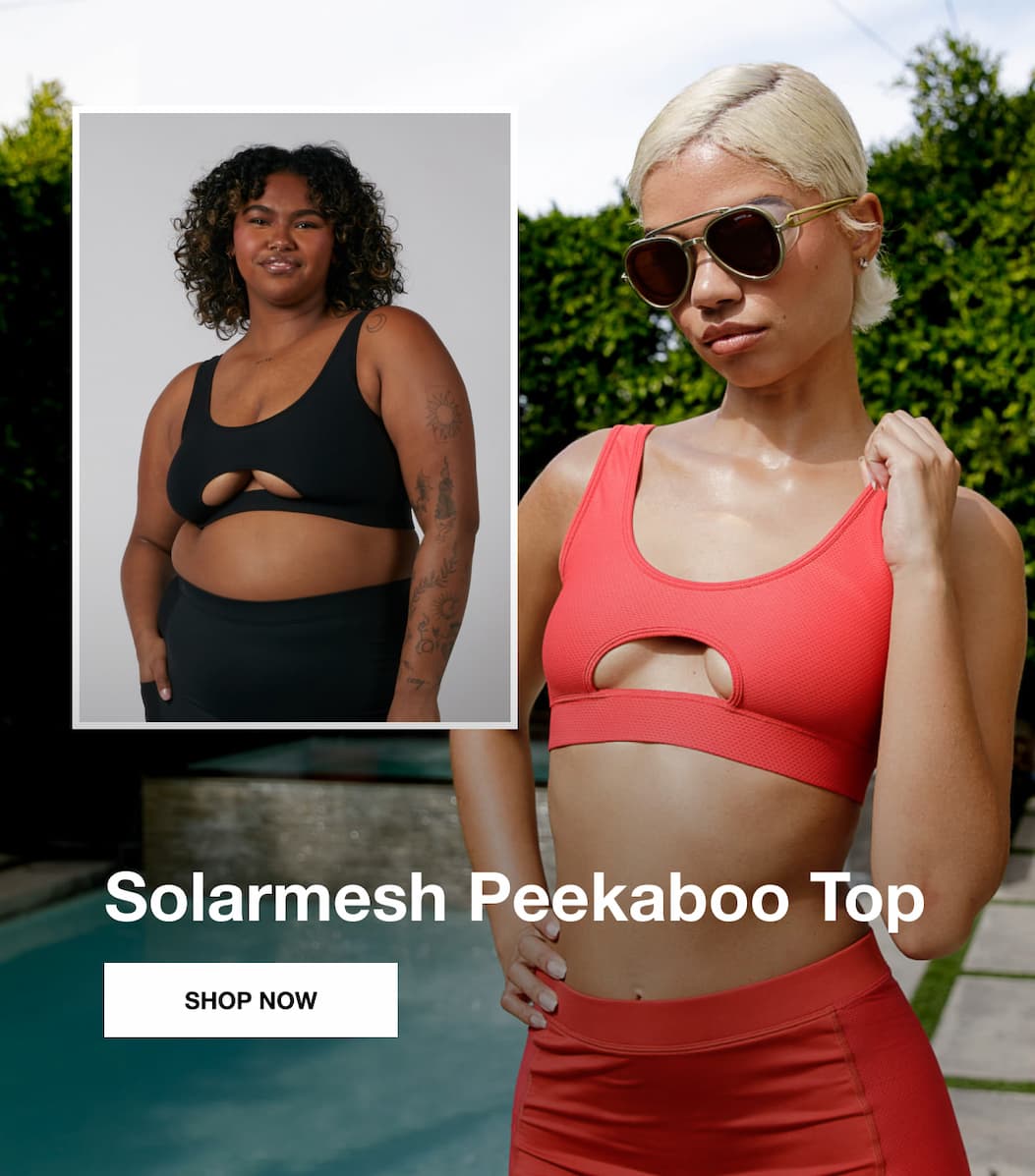 Solarmesh Peekaboo Top