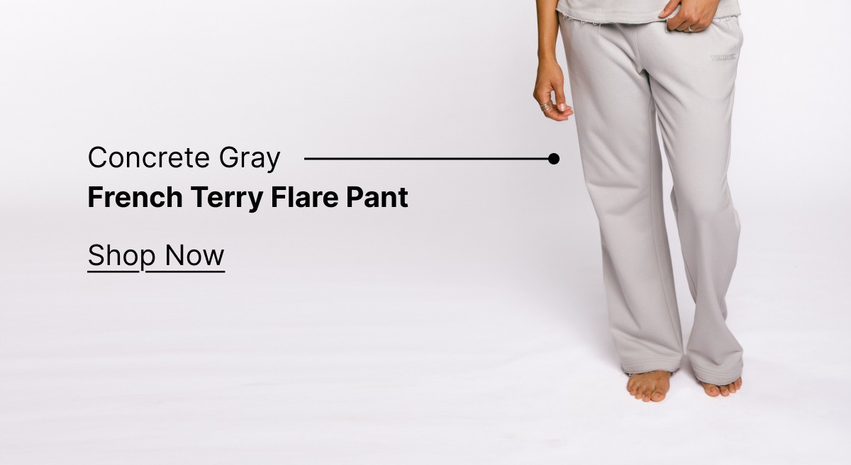 French Terry Flare Pant