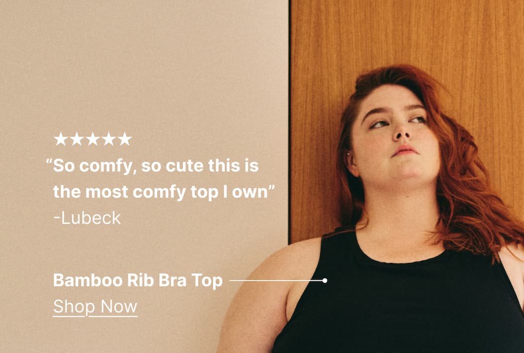 Bamboo Rib Bra Top