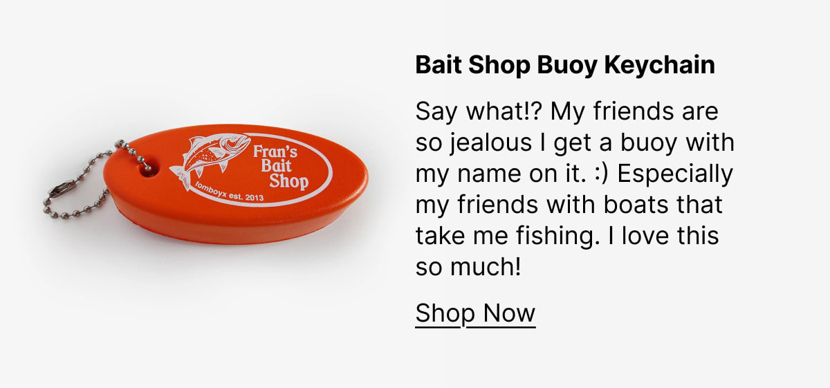 Bait Shop Buoy Keychain