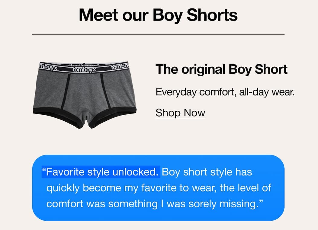 The Original Boy Short