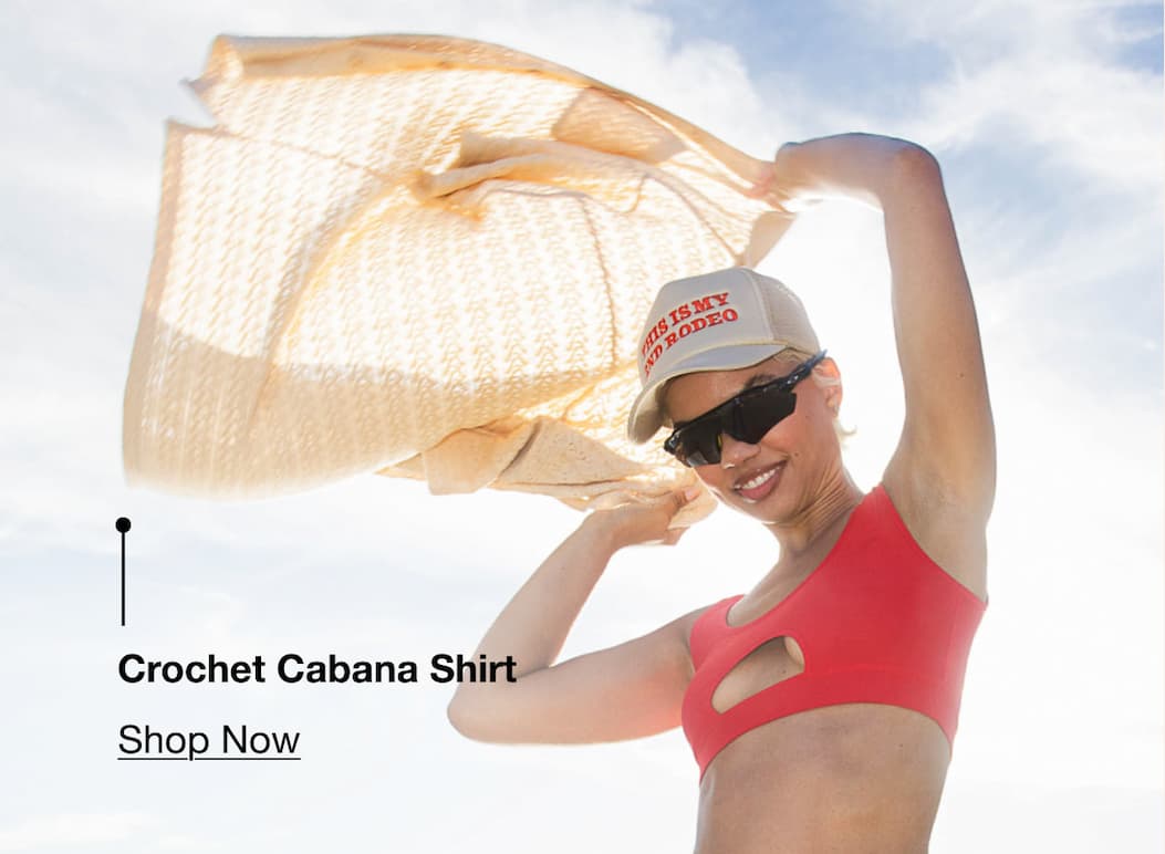 Crochet Cabana Shirt