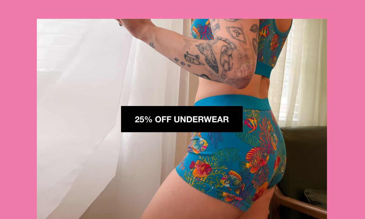 Anniversary Sale 25% Off Underwear