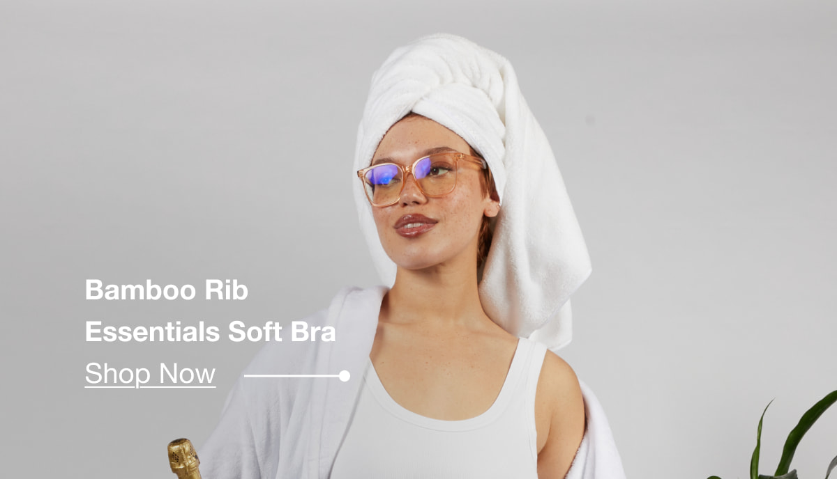 Bamboo Rib Essentials Soft Bra