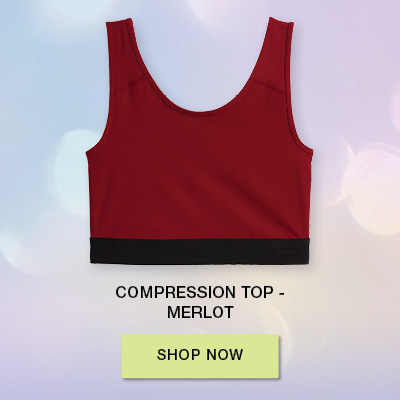 Compression Top - Merlot