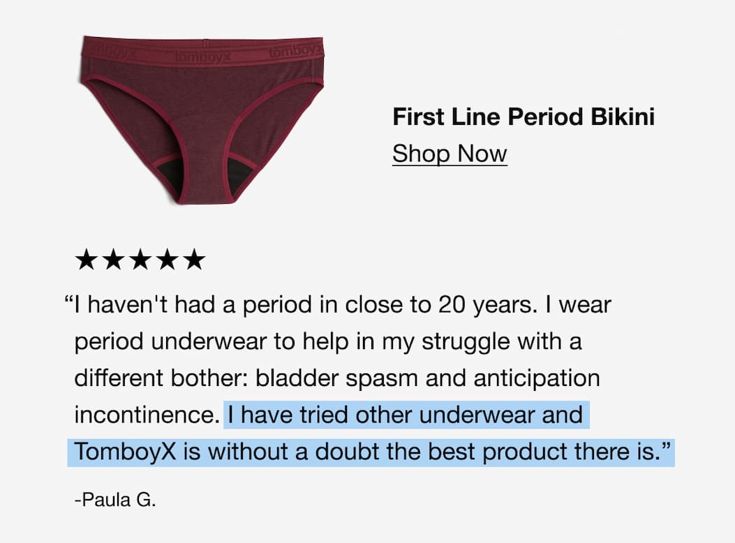 First Line Period Bikini