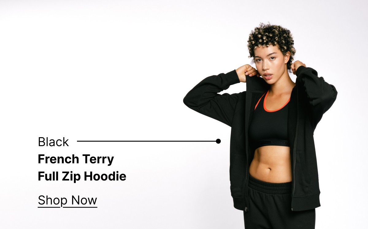 French Terry Full Zip Hoodie