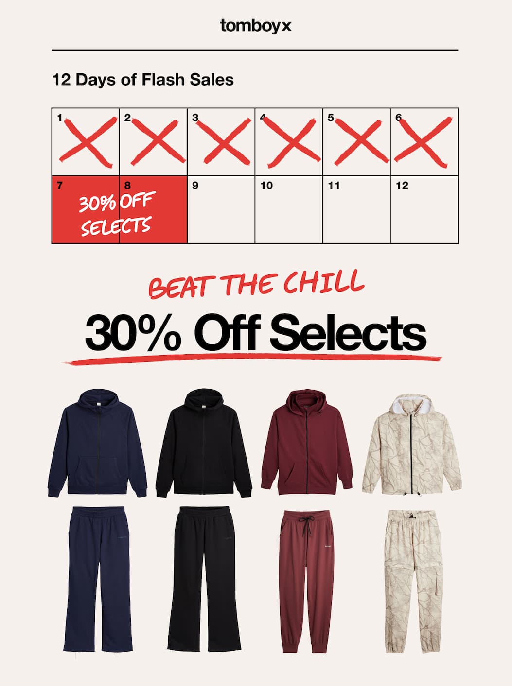 Beat The Chill 30% Off Selects