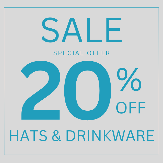Hats and Drinkware 20% Off