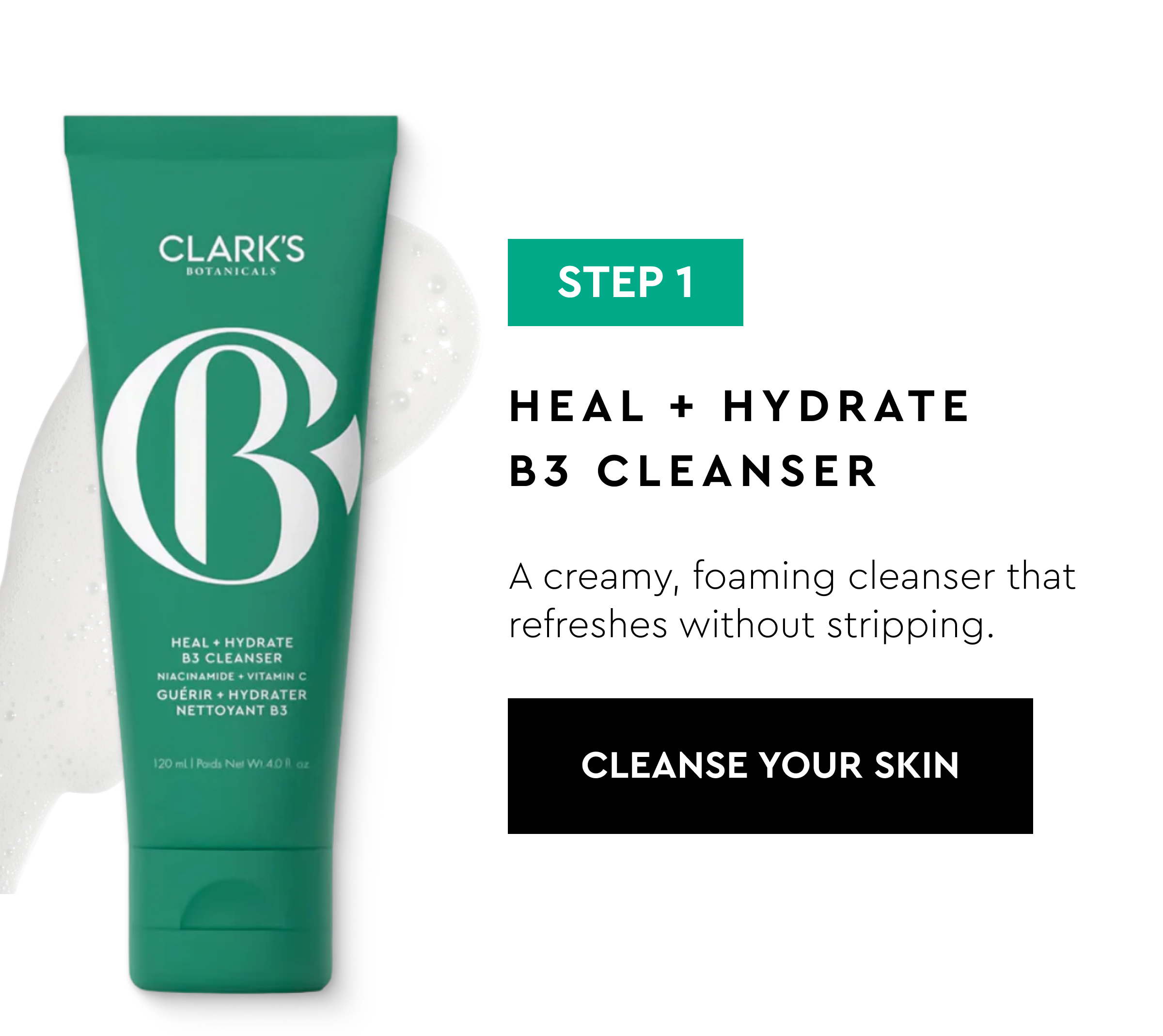 Heal + Hydrate B3 Cleanser