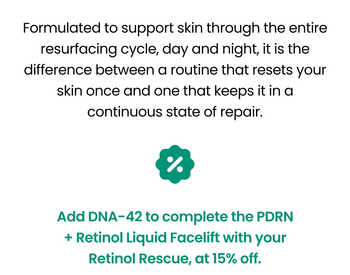 Formulated to support skin
