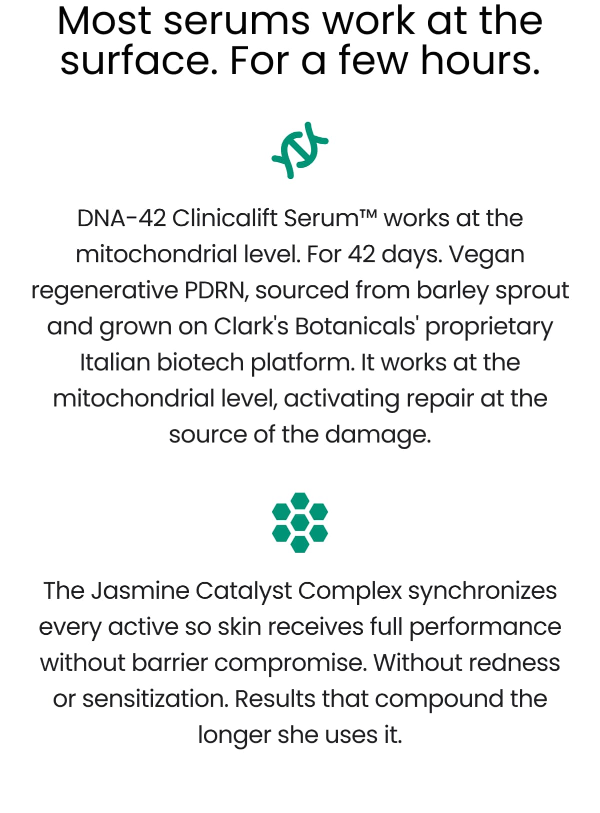 Serums as the surface
