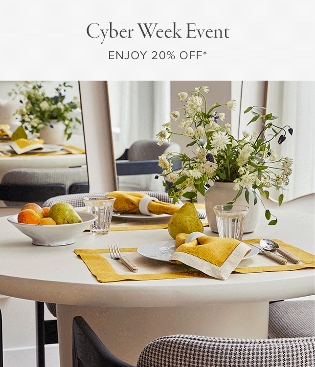 Cyber Week Event ENJOY 20 OFF Cyber week event enjoy 20 off