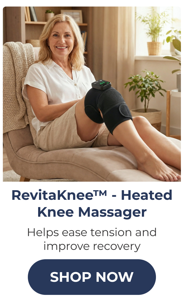 RevitaKnee™️ - Heated Knee Massager Helps ease tension and improve recovery SHOP NOW