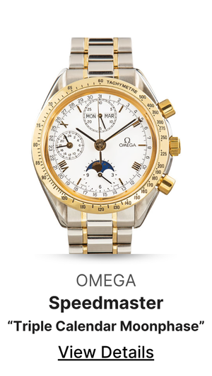 Pre-Owned Omega Speedmaster Triple Calendar Moonphase Two Tone