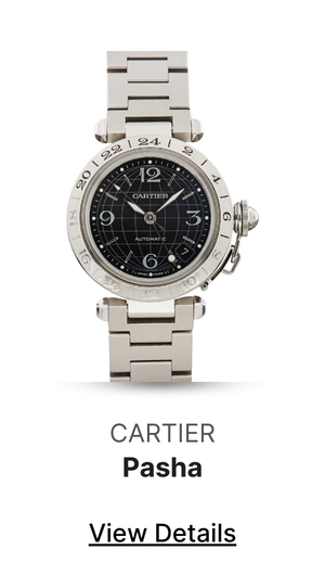 Cartier Pasha GMT W31079M7 Black Dial