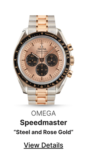 Used Omega Speedmaster Stainless Steel & Sedna Gold