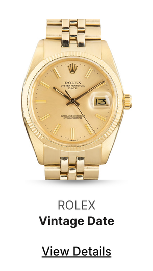 Vintage Yellow Gold Rolex Date Ref 1503 Champagne Dial