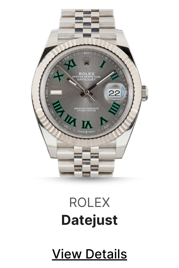 Rolex Datejust 41 Stainless Steel 126334 Wimbledon Dial
