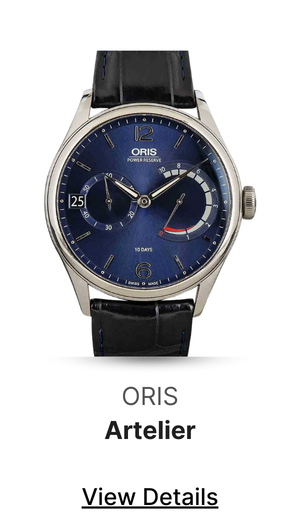 Oris Artelier Calibre 111 Blue Dial & Leather Strap